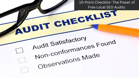 10 Step Checklist for Local SEO Audit Without an Agency.